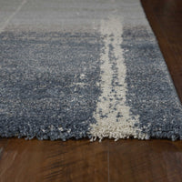 7 x 10 Polypropylene Blue Area Rug