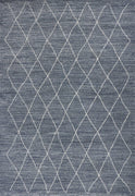 7'10"X 10'10" Polypropelene Blue Area Rug