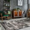 7'10"X 10'10" Polypropelene Grey Area Rug