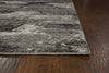 7'10"X 10'10" Polypropelene Grey Area Rug