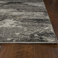 7'10"X 10'10" Polypropelene Grey Area Rug