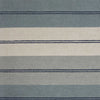 8' X 10' Wool Ivory-Blue Area Rug