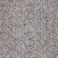 8' X 10' Wool Blue Area Rug