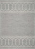 8' X 10' Wool Grey Area Rug