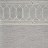 8' X 10' Wool Grey Area Rug