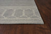 8' X 10' Wool Grey Area Rug