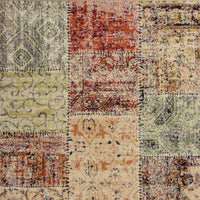 7'10" x 11'2" Polypropelene Multicolor Area Rug