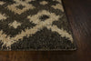 7'10" x 11'2" Polypropelene Smoke-Sand Area Rug