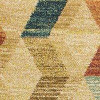 7'10" x 11'2" Polypropelene Sand Area Rug