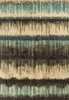 7'10" x 11'2" Polypropelene Sand-Teal Area Rug