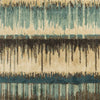 7'10" x 11'2" Polypropelene Sand-Teal Area Rug