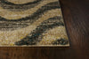 7'10" x 11'2" Polypropelene Grey-Sand Area Rug