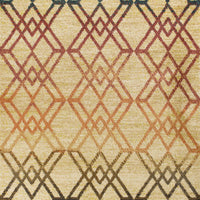 7'10" x 11'2" Polypropelene Brown Area Rug