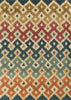 7'10" x 11'2" Polypropelene Multi Area Rug