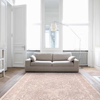 7'10" x 11'2" Polypropelene Ivory Area Rug