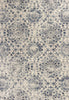 7'10" x 11'2" Polypropelene Ivory-Blue Area Rug