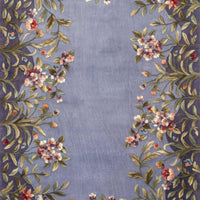 5'3" x 8'3" Wool Lavender Area Rug