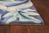 5' x 8' Wool Blue Area Rug