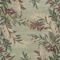 5'3" x 8'3" Wool Sage Area Rug