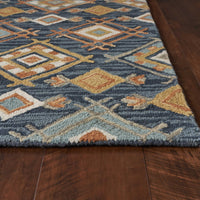 7'6" x 9'6" Wool Denim Area Rug