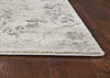 7'10" x 9'10" Polypropelene Grey Area Rug