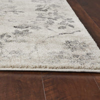 7'10" x 9'10" Polypropelene Grey Area Rug