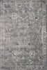 7'10" x 9'10" Polypropelene Grey Area Rug