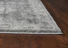 7'10" x 9'10" Polypropelene Grey Area Rug