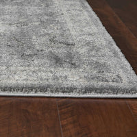 7'10" x 9'10" Polypropelene Grey Area Rug