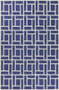 7'6" x 9'6" Wool Indigo Area Rug