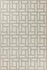 7'6" x 9'6" Wool Tan-Ivory Area Rug