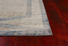 8'9" x 13' Polypropelene Tan-Teal Area Rug