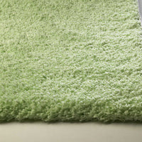 8' x 11' Polyester Spearmint Green Area Rug