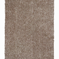 8' x 11' Polyester Beige Heather Area Rug