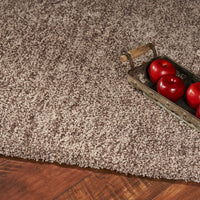 8' x 11' Polyester Beige Heather Area Rug