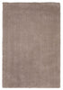 8' x 11' Solid Tan Beige Shag Area Rug