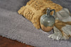 8'x11' Grey Hand Woven Indoor Shag Area Rug