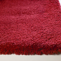 8' x 11' Polyester Red Area Rug