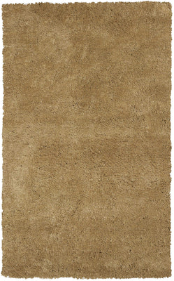 8' x 11' Polyester Gold Area Rug