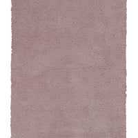 8' x 11' Polyester Rose Pink Area Rug