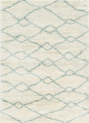 8'10" x 13'" Polypropelene Ivory-Grey Area Rug