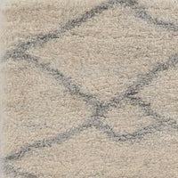 8'10" x 13'" Polypropelene Ivory-Grey Area Rug