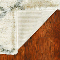 8'10" x 13'" Polypropelene Ivory-Grey Area Rug