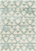 8'10" x 13'" Polypropelene Ivory-Grey Area Rug