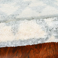 8'10" x 13'" Polypropelene Ivory-Grey Area Rug