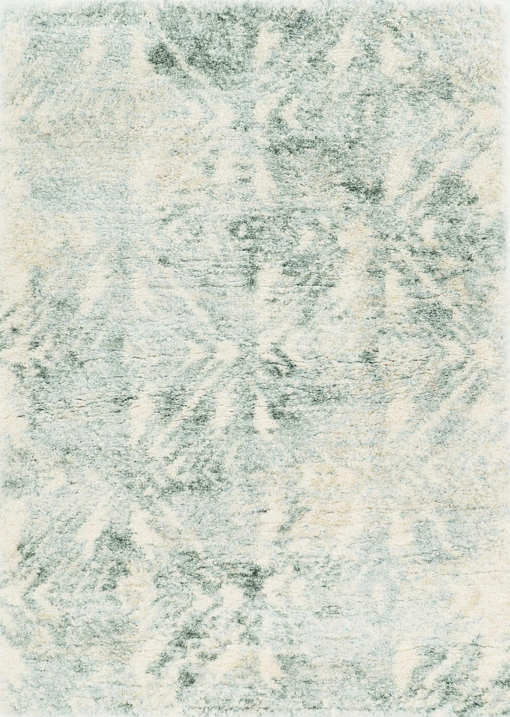 8'10" x 13'" Polypropelene Ivory-Grey Area Rug