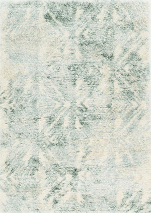 8'10" x 13'" Polypropelene Ivory-Grey Area Rug