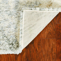 8'10" x 13'" Polypropelene Ivory-Grey Area Rug