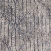 7'10"X 11'2" Viscose Grey Blue Area Rug