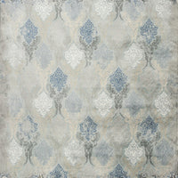 7'10"X 11'2" Viscose Slate Blue Area Rug